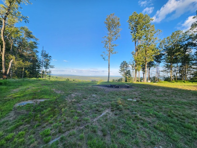 Open field camping at Goldschein's Homestead